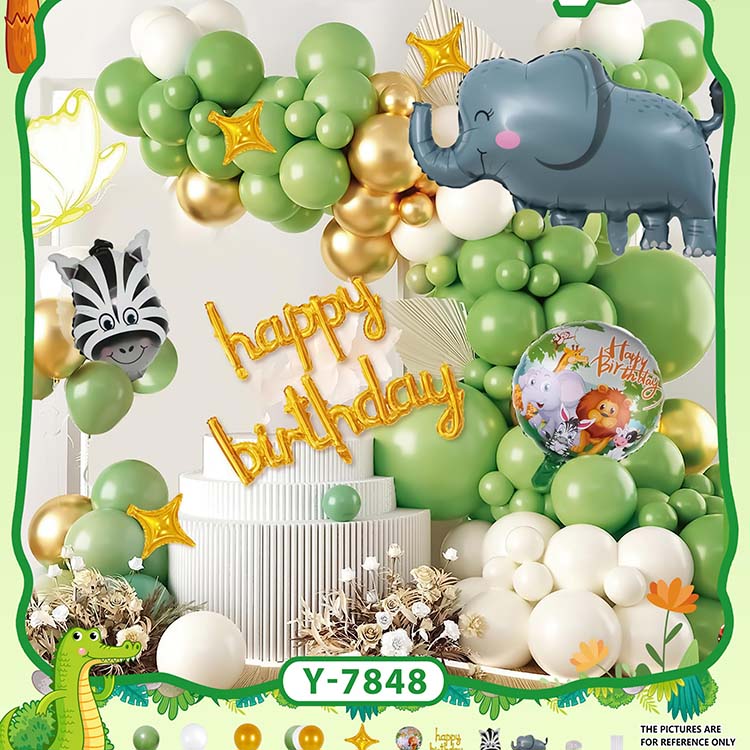 Jungle Themed Birthday Party for Jungle Room Decor Classroom Decorations with bean green balloon arc